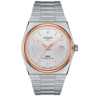 Tissot Prx Powermatic 80 Men's Rose Gold Watch - T1374072103100